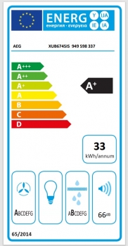 AEG XUB6745IS Autarkes Kochfeld mit integriertem Dunstabzug / SaphirMatt® / Muldenlüfter / Abluft / Abluft oder Umluft / 70cm